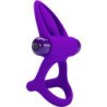 PRETTY LOVE - ANILLO VIBRADOR DE SILICONA VIOLETA CON 10 VIBRACIONES