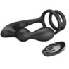 PRETTY LOVE - ANILLO PARA PENE MARSHALL CON TAPÓN ANAL VIBRATORIO Y CONTROL REMOTO