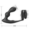 PRETTY LOVE - ANILLO PARA PENE MARSHALL CON TAPÓN ANAL VIBRATORIO Y CONTROL REMOTO