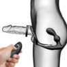 PRETTY LOVE - ANILLO PARA PENE MARSHALL CON TAPÓN ANAL VIBRATORIO Y CONTROL REMOTO