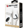 PRETTY LOVE - ANILLO PARA PENE MARSHALL CON TAPÓN ANAL VIBRATORIO Y CONTROL REMOTO