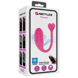 PRETTY LOVE - HUEVO VIBRATORIO PINK FISHER CONTROLADO POR APP