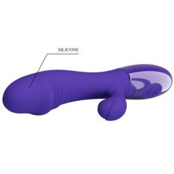 PRETTY LOVE - VIBRADOR JUVENIL Y ESTIMULADOR DEL PUNTO G VIOLETA