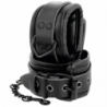 DARKEST - ESPOSAS DE TOBILLO AJUSTABLES DE CUERO NEGRO