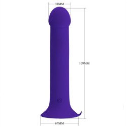 AMOR PRECIOSO - MURRAY YOUTH: DILDO VIBRATORIO Y VIOLETA RECARGABLE