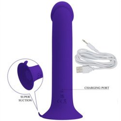 AMOR PRECIOSO - MURRAY YOUTH: DILDO VIBRATORIO Y VIOLETA RECARGABLE