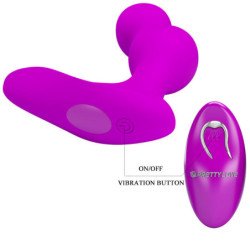 PRETTY LOVE - MASAJEADOR ANAL VIBRADOR TERRANCE CON CONTROL REMOTO