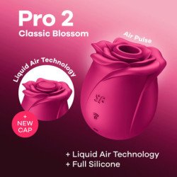 SATISFACTOR - VIBRADOR CLASSIC BLOSSOM AIR PULSE PRO 2