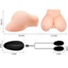 CRAZY BULL - VAGINA Y ANO CON MALLA REALISTA Y VIBRACIÓN