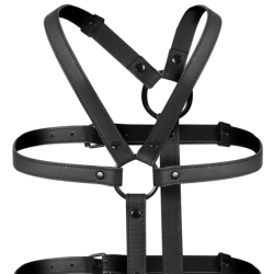 SUMISIÓN FETICHE - ARNÉS AJUSTABLE PARA TORSO Y BRAZOS