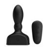 MR PLAY - TAPÓN ANAL INFLABLE NEGRO CON CONTROL REMOTO