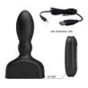 MR PLAY - TAPÓN ANAL INFLABLE NEGRO CON CONTROL REMOTO