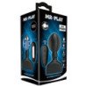 MR PLAY - TAPÓN ANAL INFLABLE NEGRO CON CONTROL REMOTO