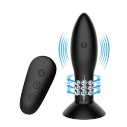 MR PLAY - CONECTOR CON BOLAS GIRATORIAS NEGRAS Y CONTROL REMOTO