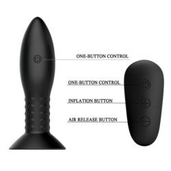 MR PLAY - CONECTOR CON BOLAS GIRATORIAS NEGRAS Y CONTROL REMOTO