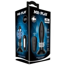 MR PLAY - CONECTOR CON BOLAS GIRATORIAS NEGRAS Y CONTROL REMOTO
