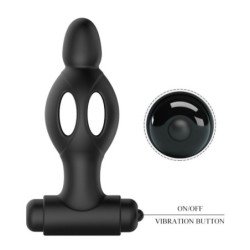 MR PLAY - TAPÓN ANAL DE SILICONA CON VIBRACIÓN