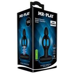 MR PLAY - TAPÓN ANAL DE SILICONA CON VIBRACIÓN