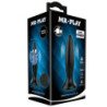 MR PLAY - VIBRADOR RECARGABLE NEGRO CON TAPÓN ANAL
