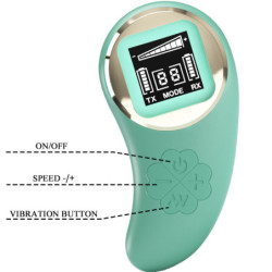 PRETTY LOVE - MINA DE HUEVOS VIBRATORIOS VERDE CON CONTROL REMOTO