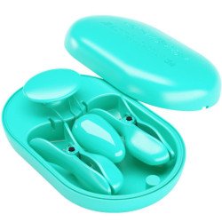 PRETTY LOVE - PINZAS DE ELECTROESTIMULACIÓN AZULES EN CAJA SORPRESA