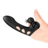 PRETTY LOVE - FUNDA PARA DEDO VIBRADOR NEGRA ORLANDO