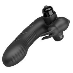 PRETTY LOVE - FUNDA PARA DEDO VIBRADOR VANCE BLACK RABBIT