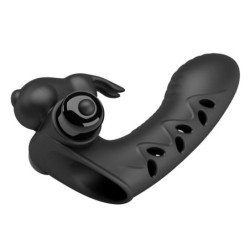 PRETTY LOVE - FUNDA PARA DEDO VIBRADOR VANCE BLACK RABBIT