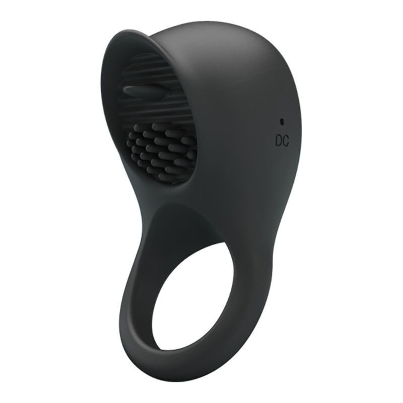 PRETTY LOVE - ANILLO VIBRATORIO PARA EL PENE CON LENGUA NEGRA
