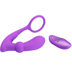 PRETTY LOVE - ANILLO ANAL Y VIBRADOR WARREN VIOLET
