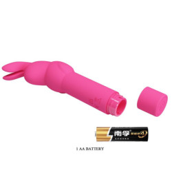 PRETTY LOVE - VIBRADOR DE SILICONA GERARDO FUSCHIA CONEJO