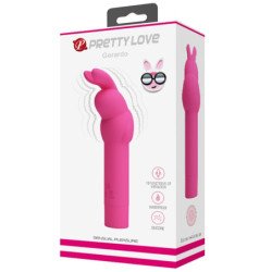 AMOR PRECIOSO - VIBRADOR DE SILICONA GERARDO FUSCHIA CONEJO