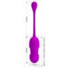 PRETTY LOVE - HUEVO VIBRATORIO RECARGABLE CALLIE PURPLE