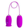 PRETTY LOVE - VIBRADOR RECARGABLE DOBLE HUEVO DAISY MORADO