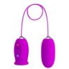 PRETTY LOVE - VIBRADOR RECARGABLE DOBLE HUEVO DAISY MORADO