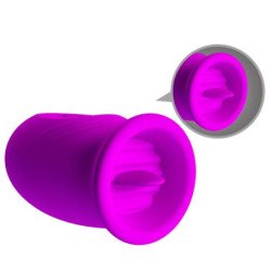 PRETTY LOVE - VIBRADOR RECARGABLE DOBLE HUEVO DAISY MORADO