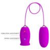 PRETTY LOVE - VIBRADOR RECARGABLE DOBLE HUEVO DAISY MORADO