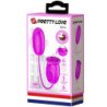 PRETTY LOVE - VIBRADOR RECARGABLE DOBLE HUEVO DAISY MORADO
