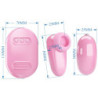 PRETTY LOVE - CAJA MÁGICA BALA VIBRATORIA Y ESTIMULADOR ROSA