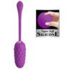 PRETTY LOVE - HUEVO VIBRATORIO CON TEXTURA MARINA RECARGABLE DE COLOR MORADO