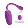 PRETTY LOVE - HUEVO VIBRATORIO CON TEXTURA MARINA RECARGABLE DE COLOR MORADO