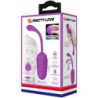 PRETTY LOVE - HUEVO VIBRATORIO CON TEXTURA MARINA RECARGABLE DE COLOR MORADO
