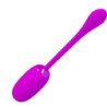 PRETTY LOVE - HUEVO VIBRATORIO RECARGABLE E IMPERMEABLE JULIUS, COLOR MORADO