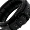 DARKEST - ESPOSAS Y COLLAR DE CUERO NEGRO