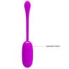 PRETTY LOVE - HUEVO VIBRATORIO RECARGABLE E IMPERMEABLE JULIUS, COLOR MORADO