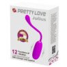 PRETTY LOVE - HUEVO VIBRATORIO RECARGABLE E IMPERMEABLE JULIUS, COLOR MORADO
