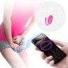 PRETTY LOVE - HUEVO VIBRATORIO RECARGABLE DOREEN MAGENTA CON CONTROL REMOTO