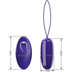 PRETTY LOVE - SELKIE YOUTH MINI HUEVO VIBRATORIO VIBRADOR VIOLETA CON CONTROL REMOTO