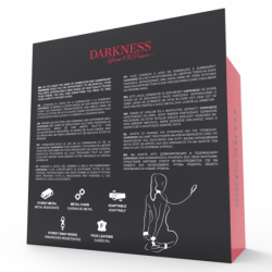 DARKEST - ESPOSAS Y COLLAR DE CUERO NEGRO
