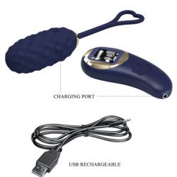 PRETTY LOVE - HUEVO VIBRADOR CON CONTROL REMOTO DE VIVIAN BLUE